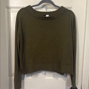 Olive Green Women's Sweater